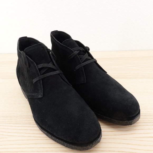 Vince Mens Benson Flint Suede Chukka Boot Black 9
